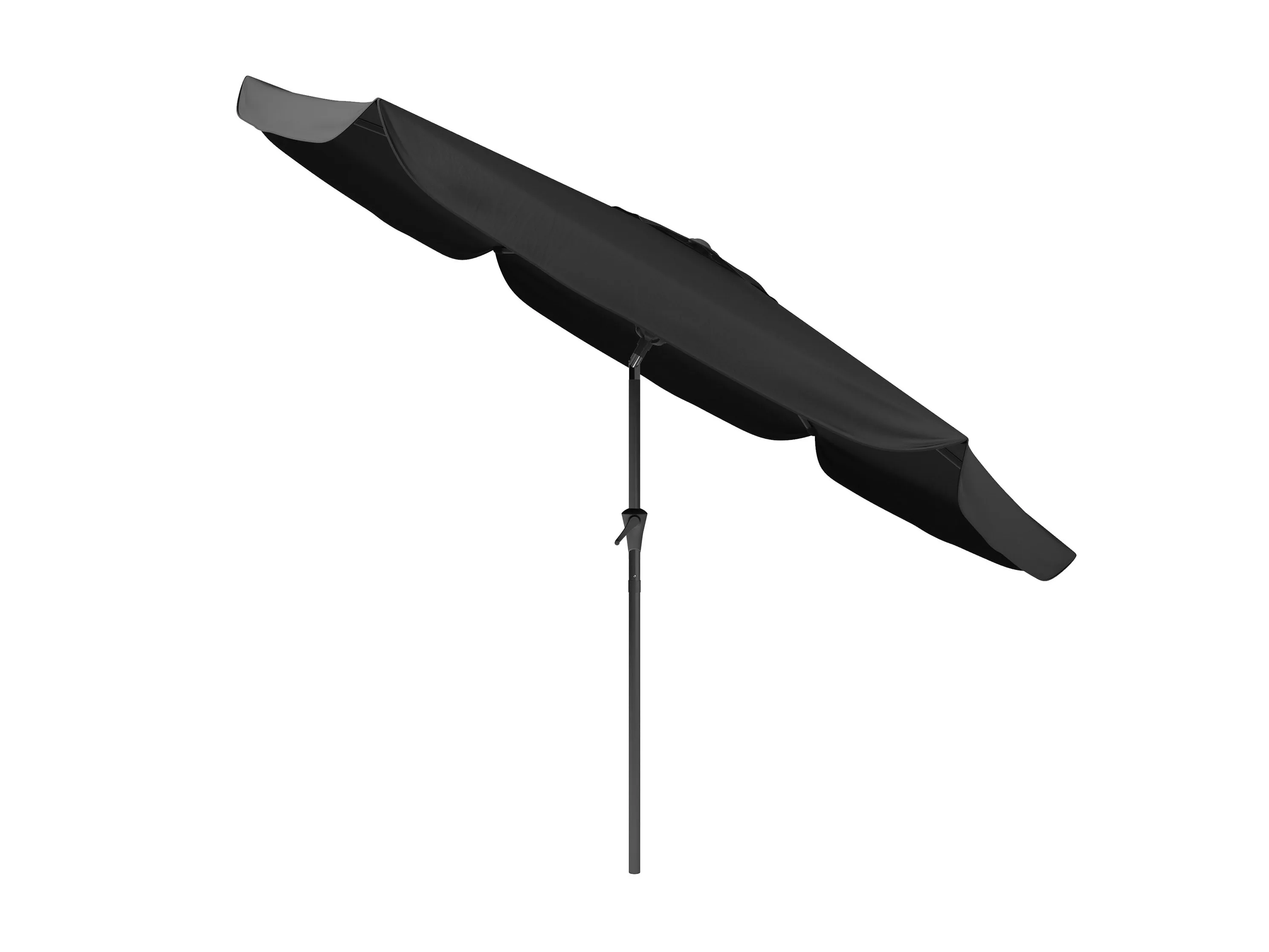 10ft Round Black Patio Umbrella