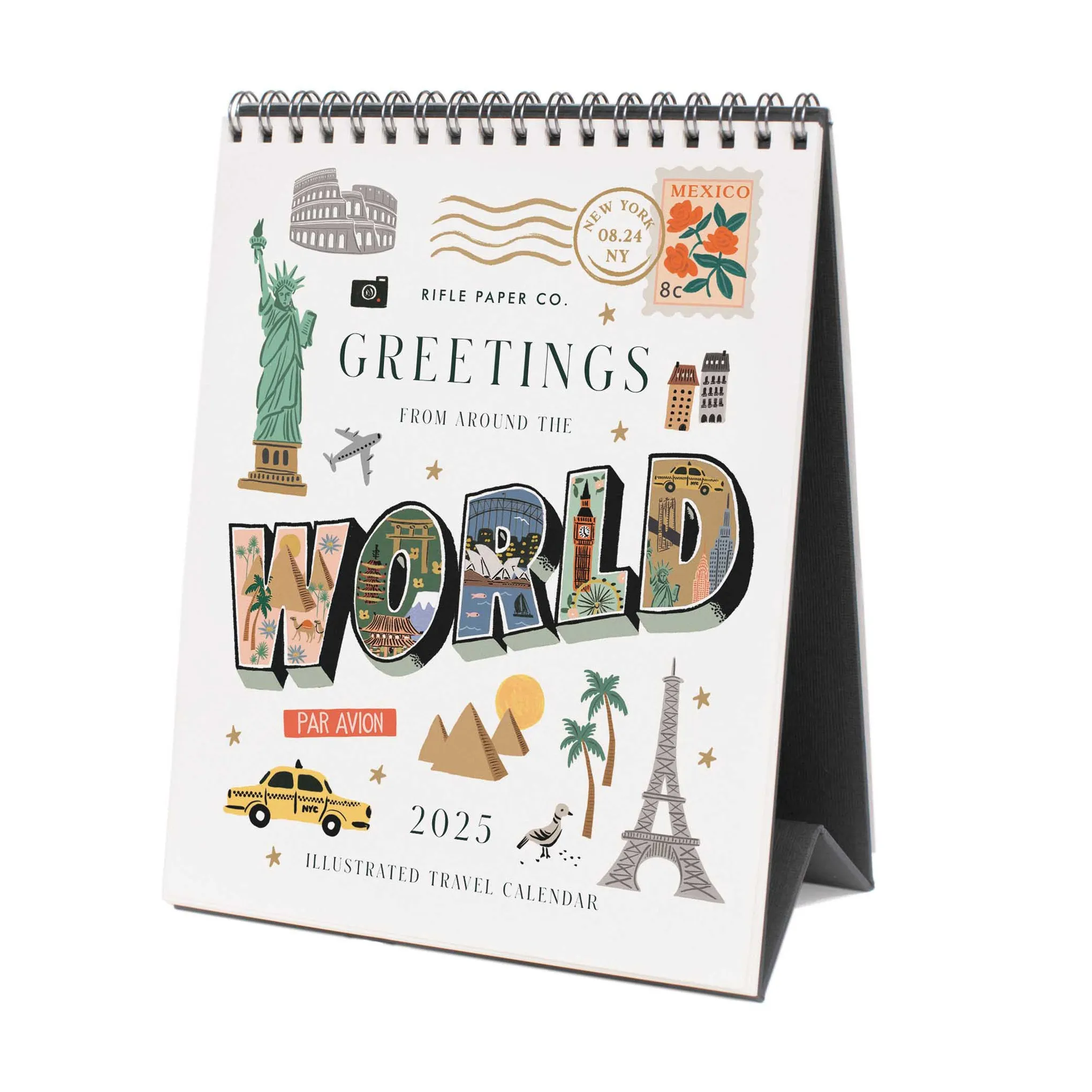 2025 World Desk Calendar