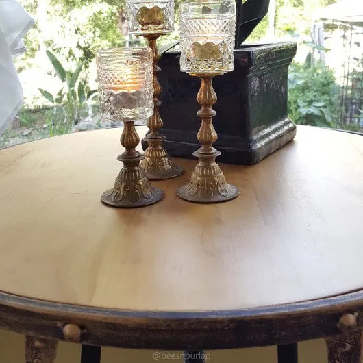 3 pcs Antique Table and Chairs Set