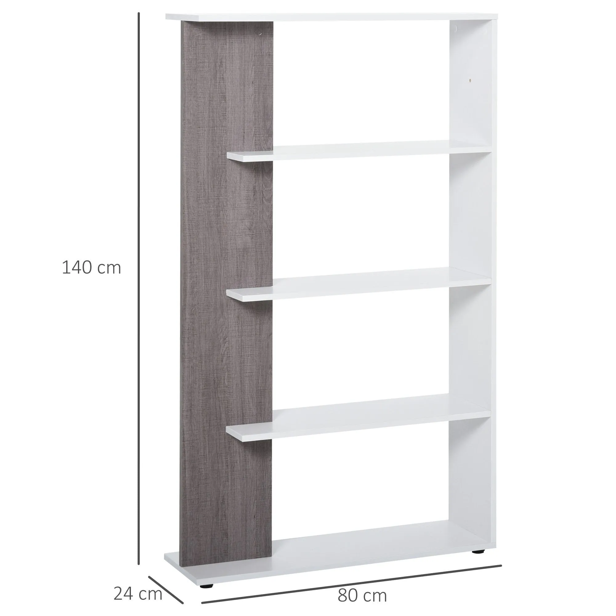 4 Tier Multifunctional Display Bookshelf