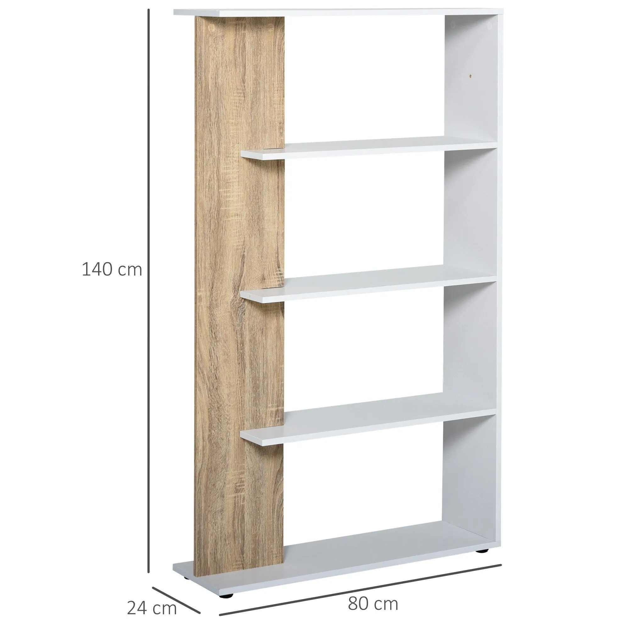 4 Tier Multifunctional Display Bookshelf