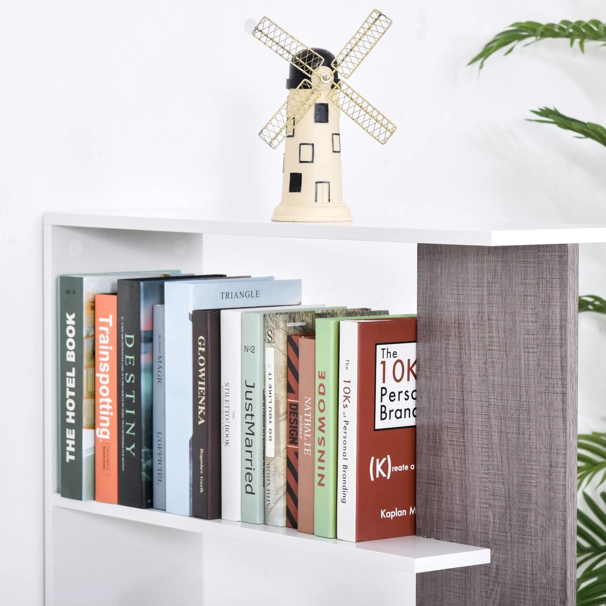 4 Tier Multifunctional Display Bookshelf