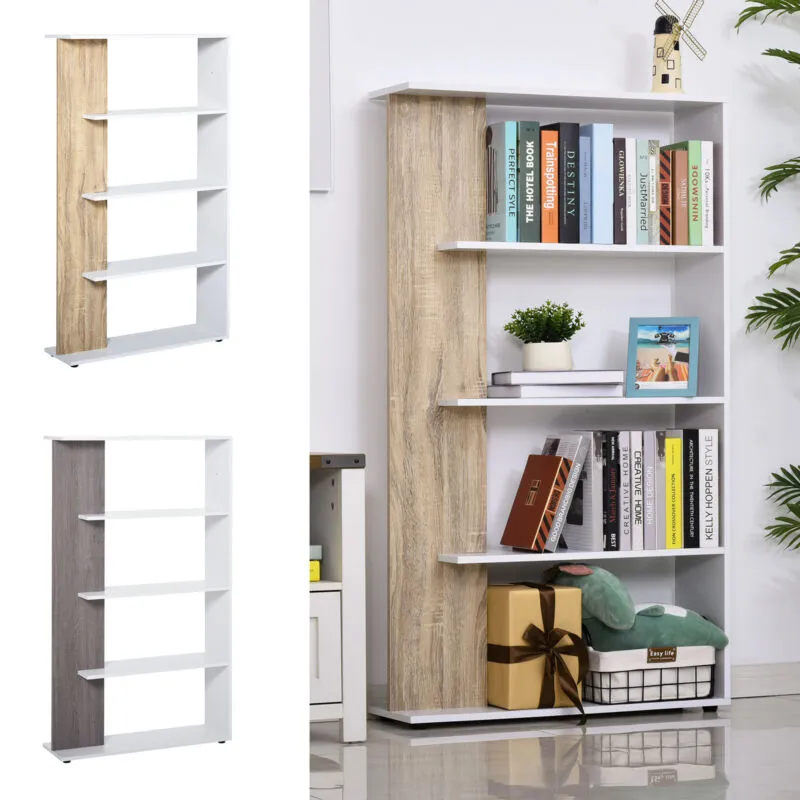 4 Tier Multifunctional Display Bookshelf