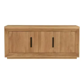 Angle Oak Unique Sideboard Buffet Cabinet