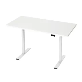 Artiss Standing Desk Electric Height Adjustable Sit Stand Desks White 140cm