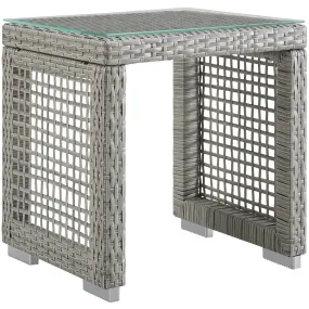 Aura Outdoor Patio Wicker Rattan Side Table