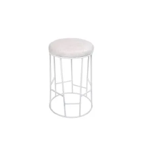 Avalon Kitchen Stool - Natural Linen