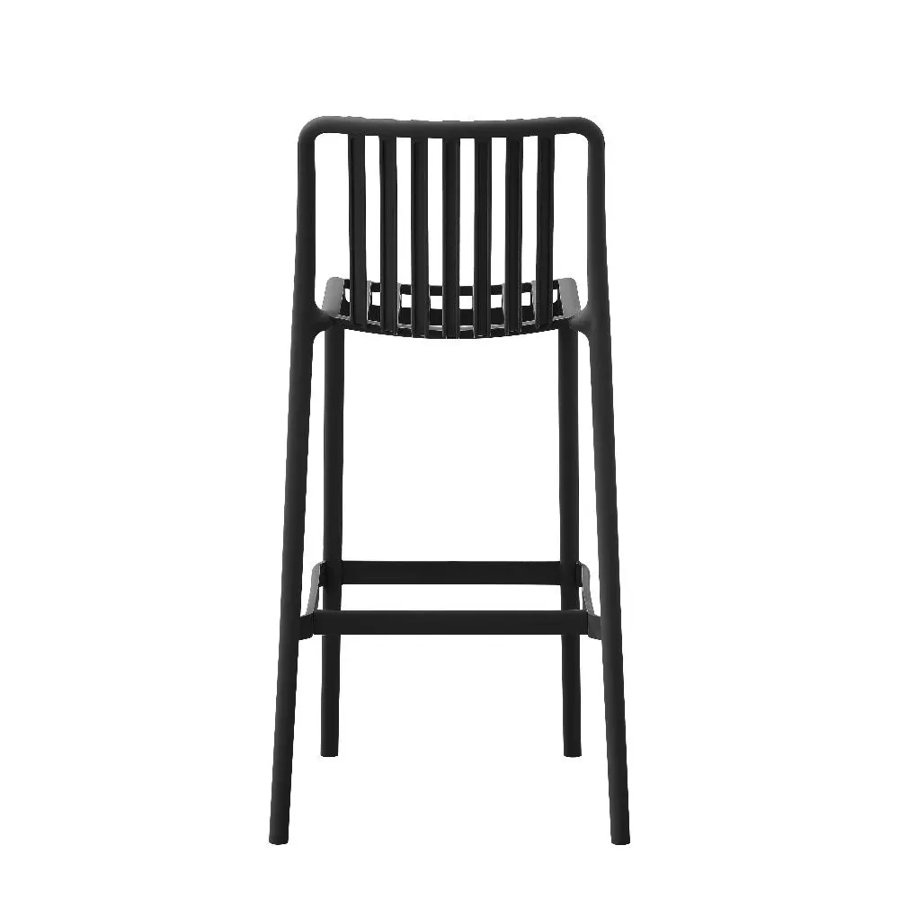 Bertioga Black Outdoor Barstool