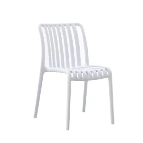 Bertioga Outdoor White Cafe Chair