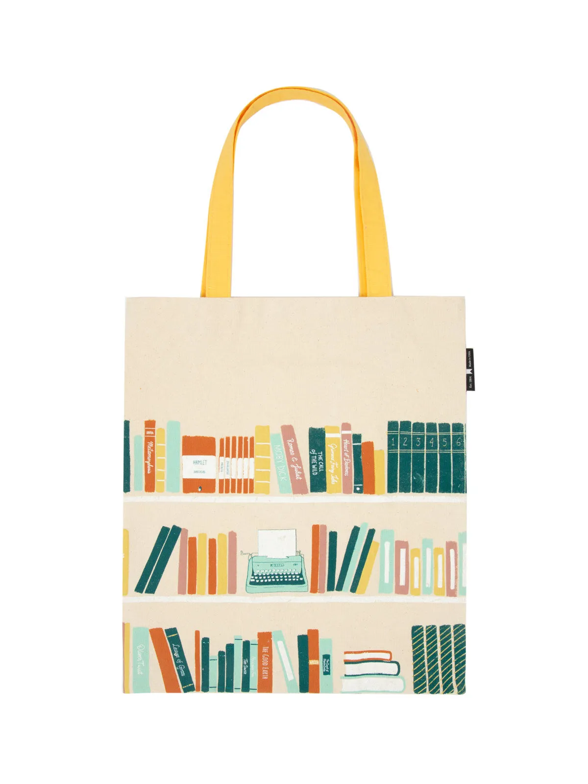 Bookshelf tote bag