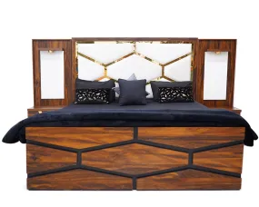 Brown Bridal Bed Set (Available on Easy Installments)