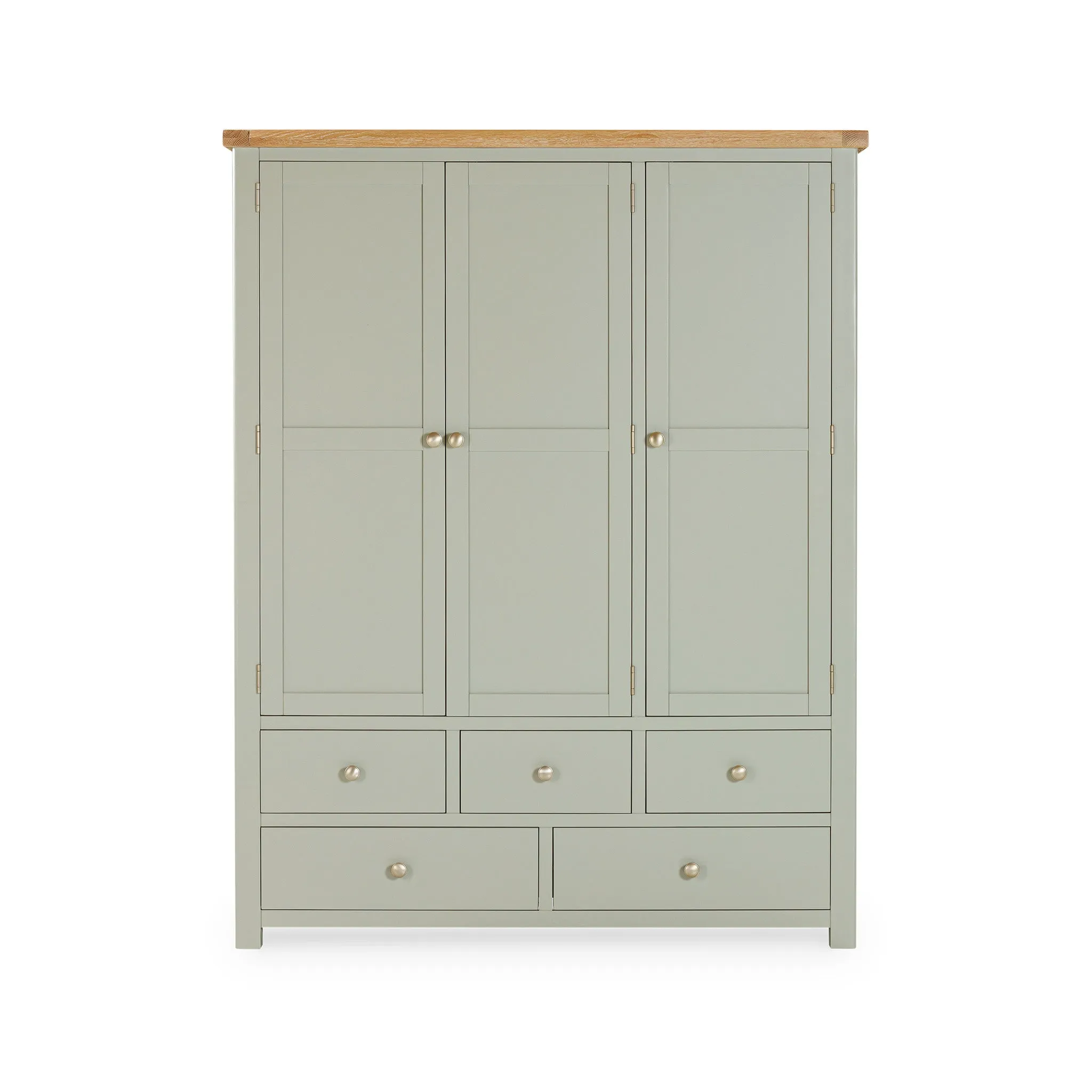 Burford Triple Larder Unit in Sage Green