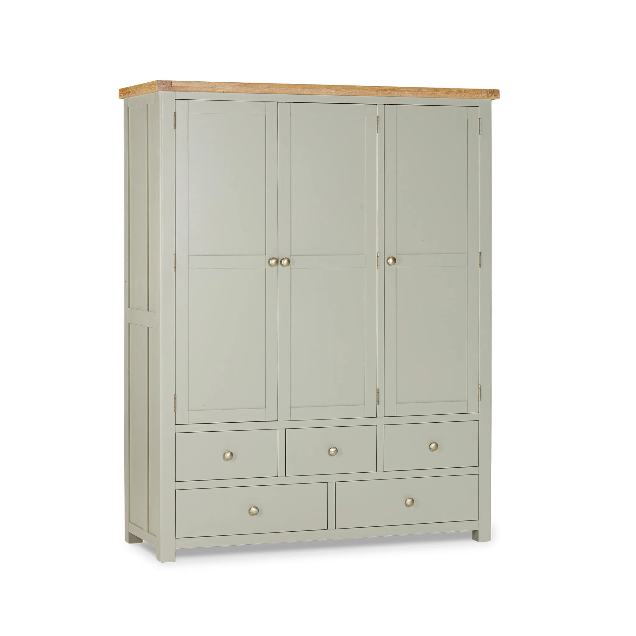 Burford Triple Larder Unit in Sage Green