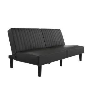 DHP Katie Futon, Gray Velvet