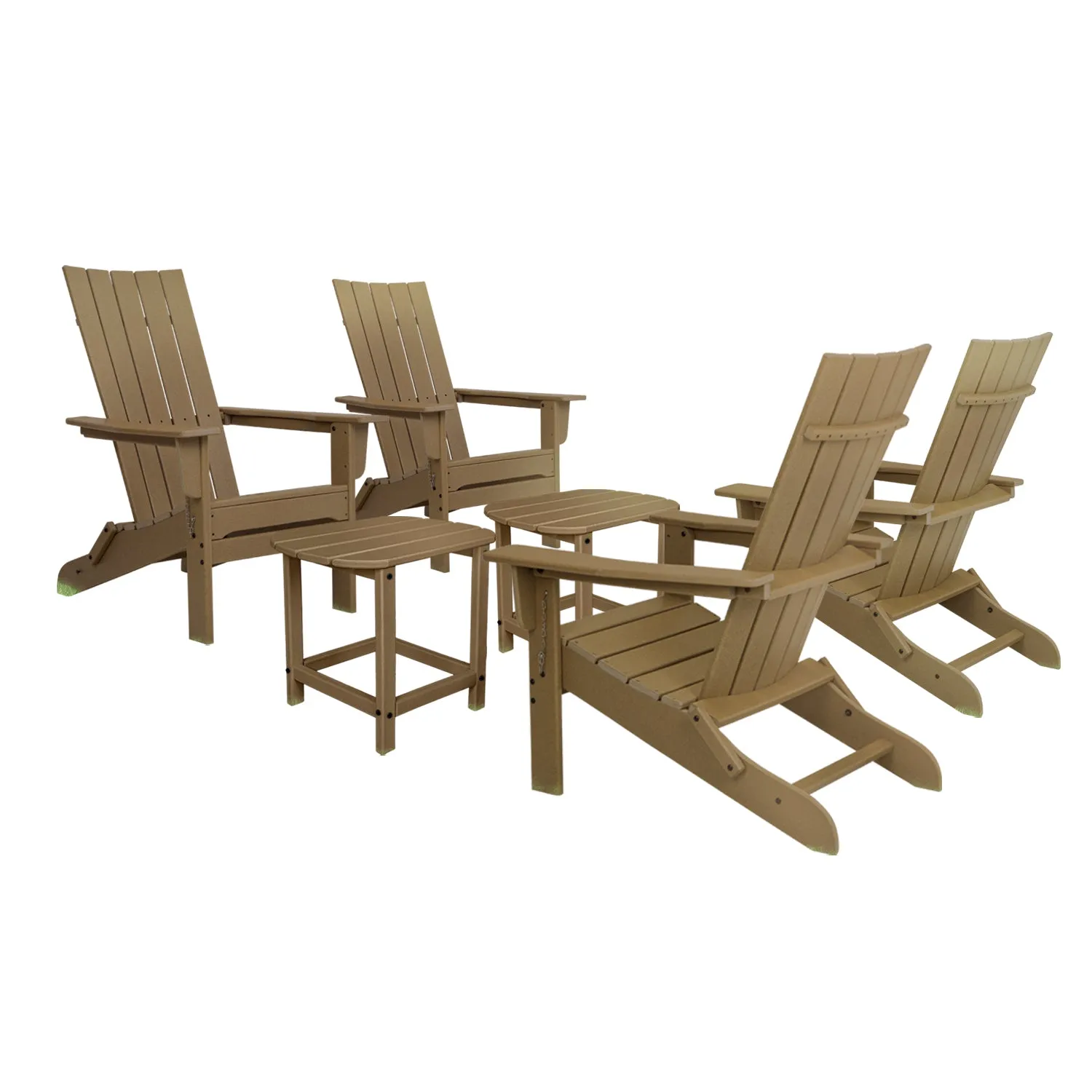 Durapatio Foldable patio furniture 4 set