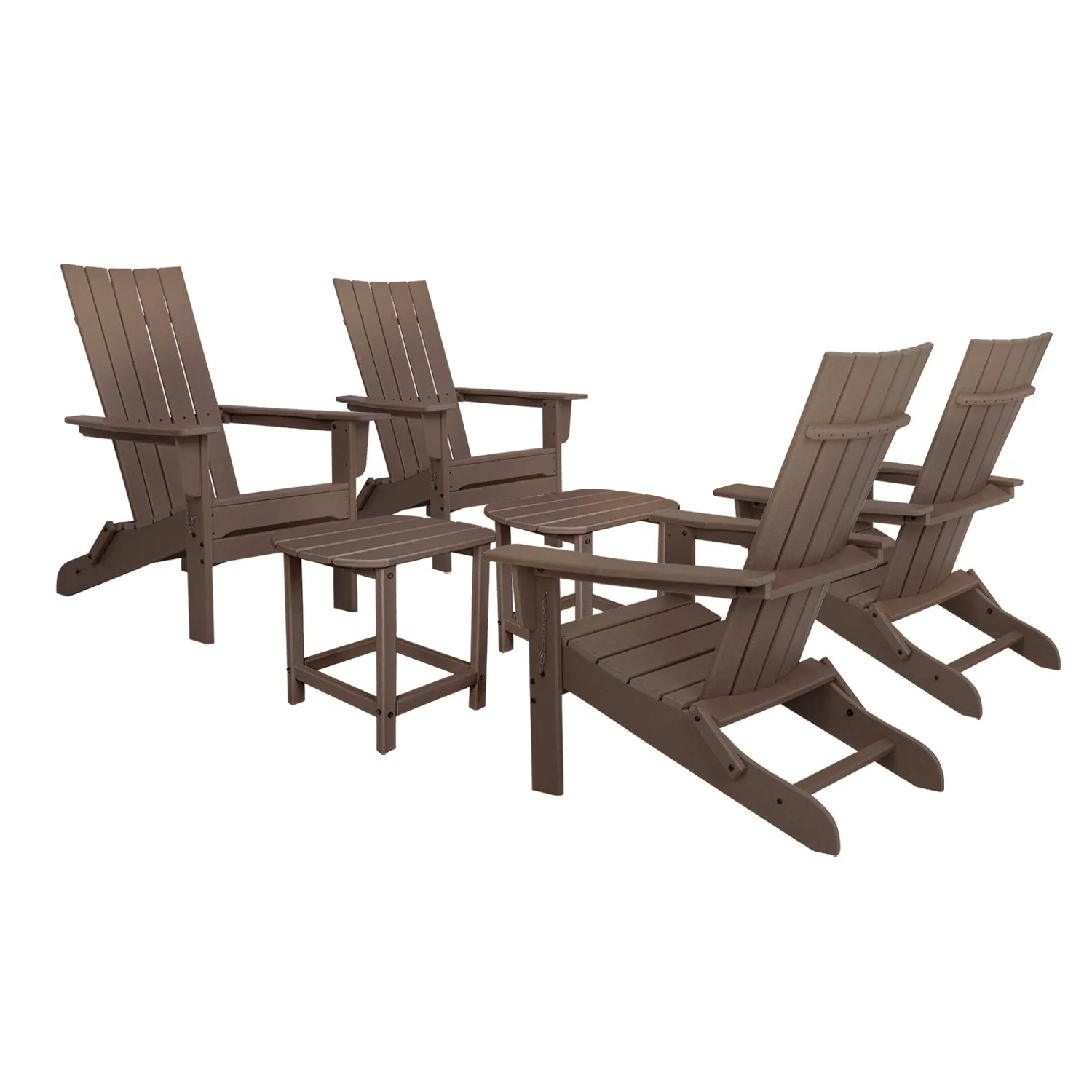 Durapatio Foldable patio furniture 4 set