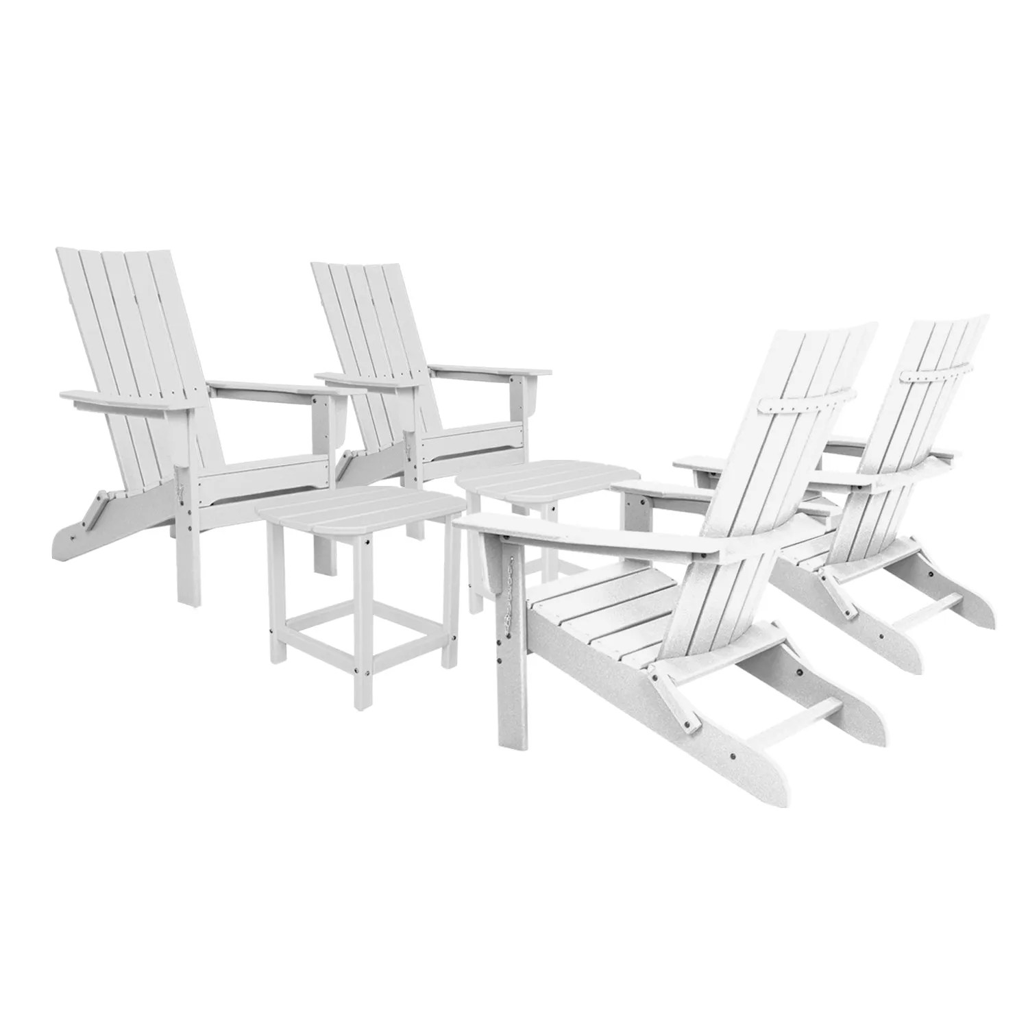 Durapatio Foldable patio furniture 4 set