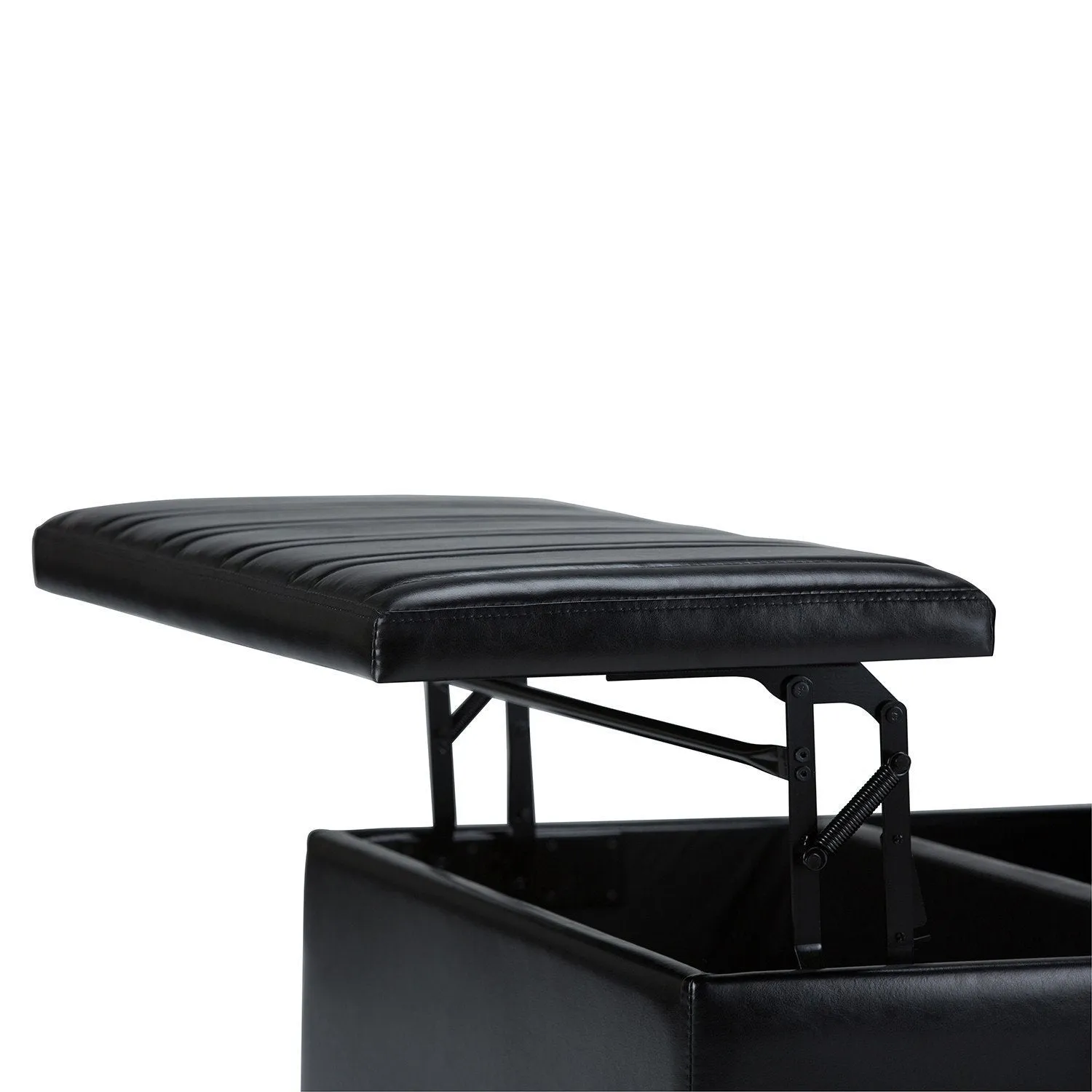 Ellis Table Ottoman in Vegan Leather