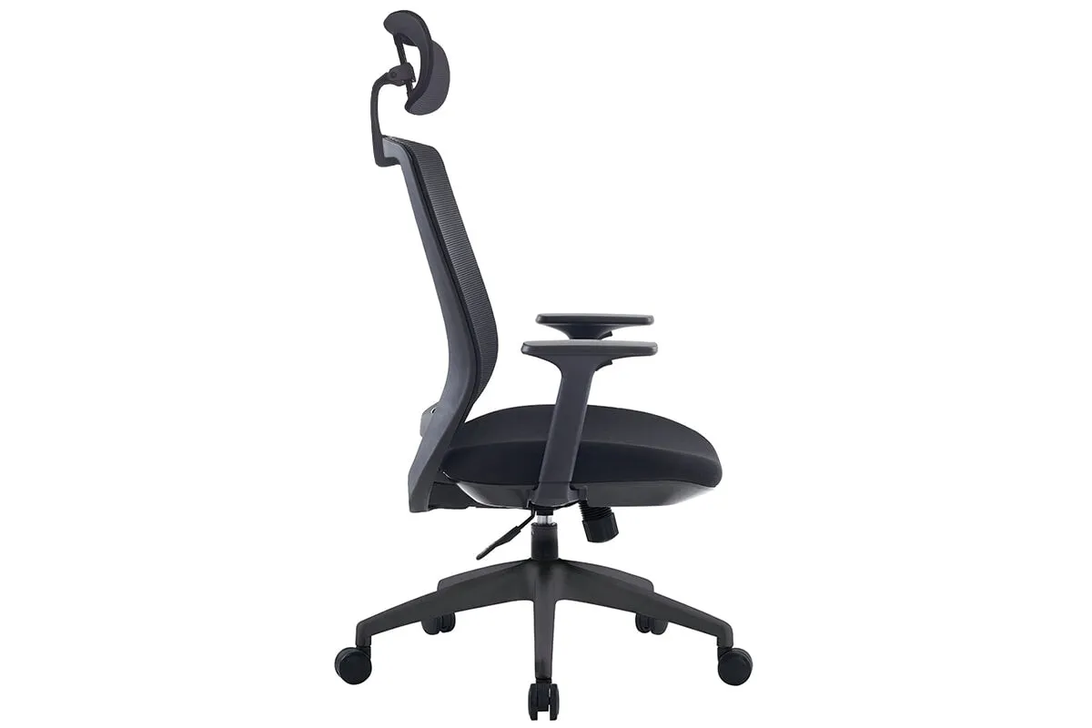 Finch Ergonomic Mesh Chair with Headrest