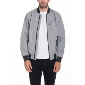 Grey Vinyl Waterproof Windbreaker