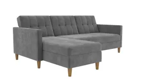 Hartford Reversible Sectional Futon Sofa with Storage