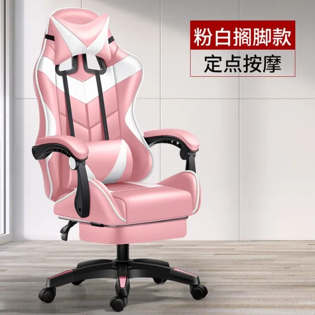 Home reclining Furniture comfortable sedentary designer Black oficina Armchair office PC high gaming computer chair sillas gamer