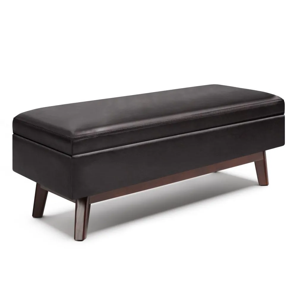 Owen Rectangular Table Ottoman in Vegan Leather