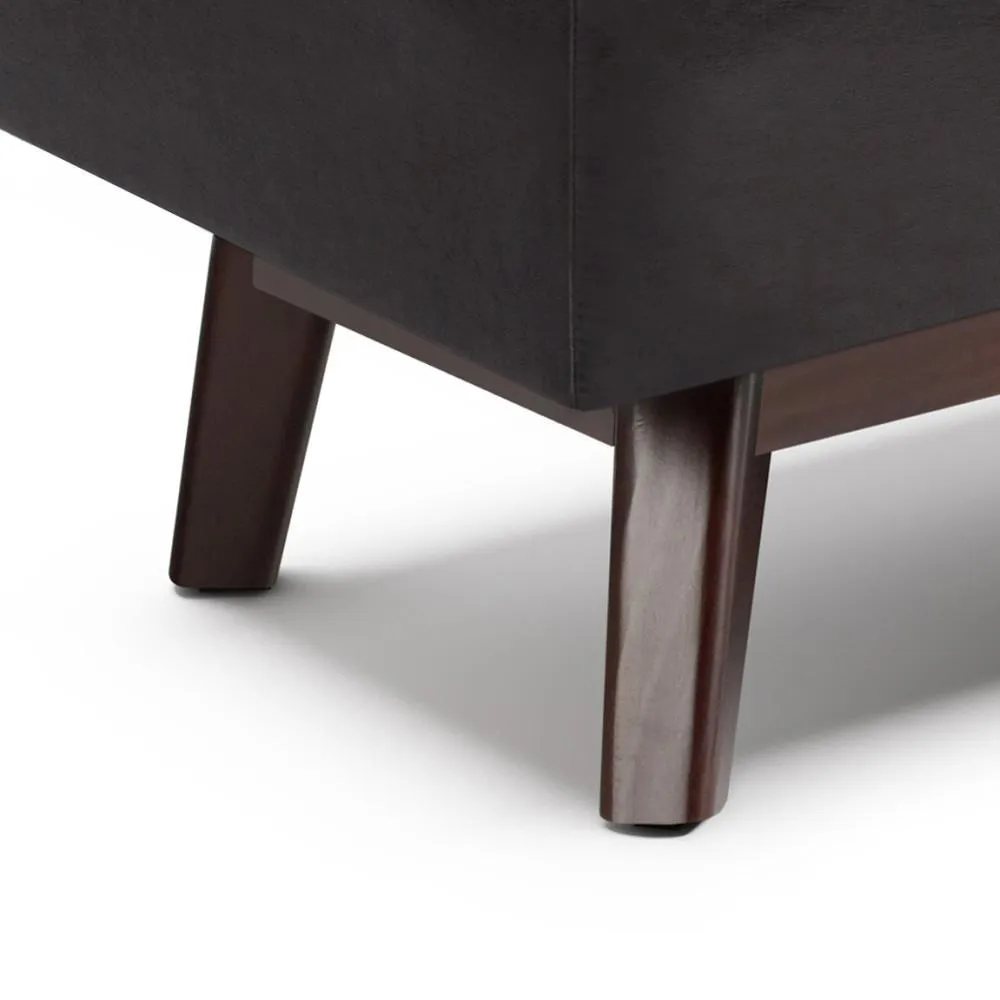 Owen Rectangular Table Ottoman in Vegan Leather