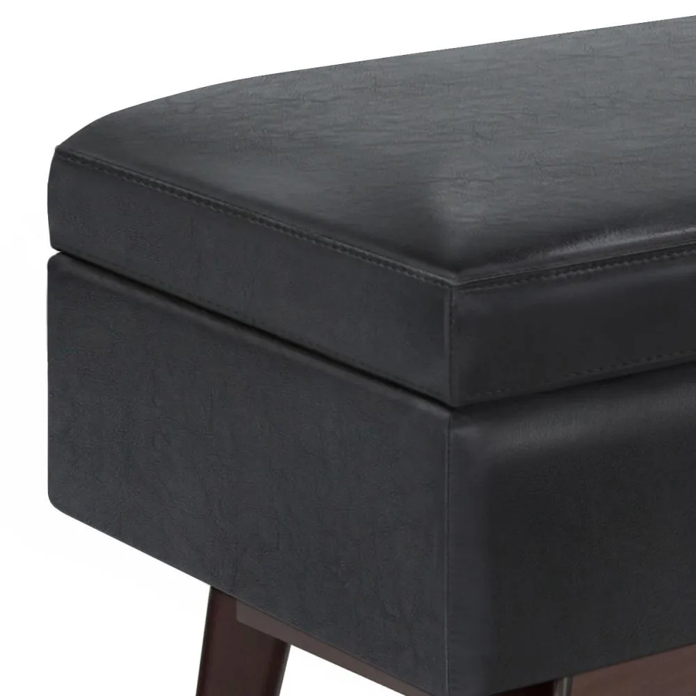 Owen Rectangular Table Ottoman in Vegan Leather