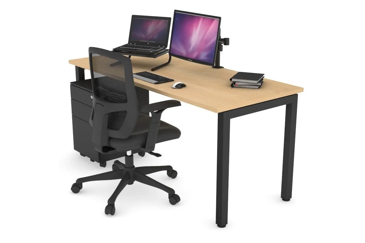 Quadro Square Legs Office Desk [1400L x 700W]