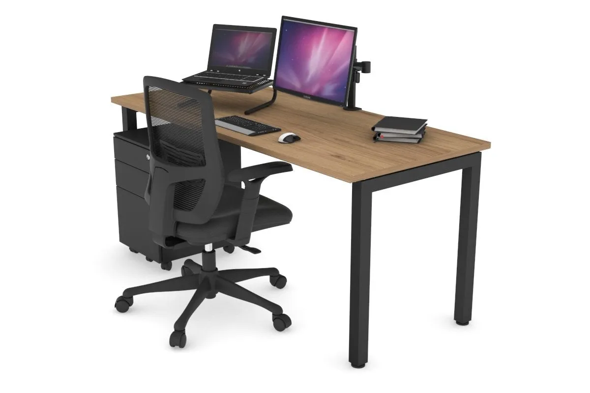 Quadro Square Legs Office Desk [1400L x 700W]