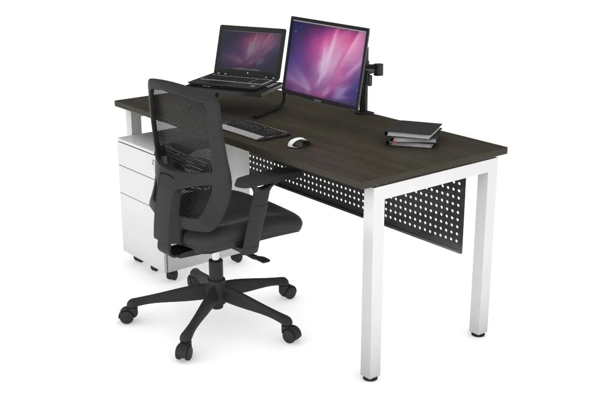 Quadro Square Legs Office Desk [1400L x 700W]