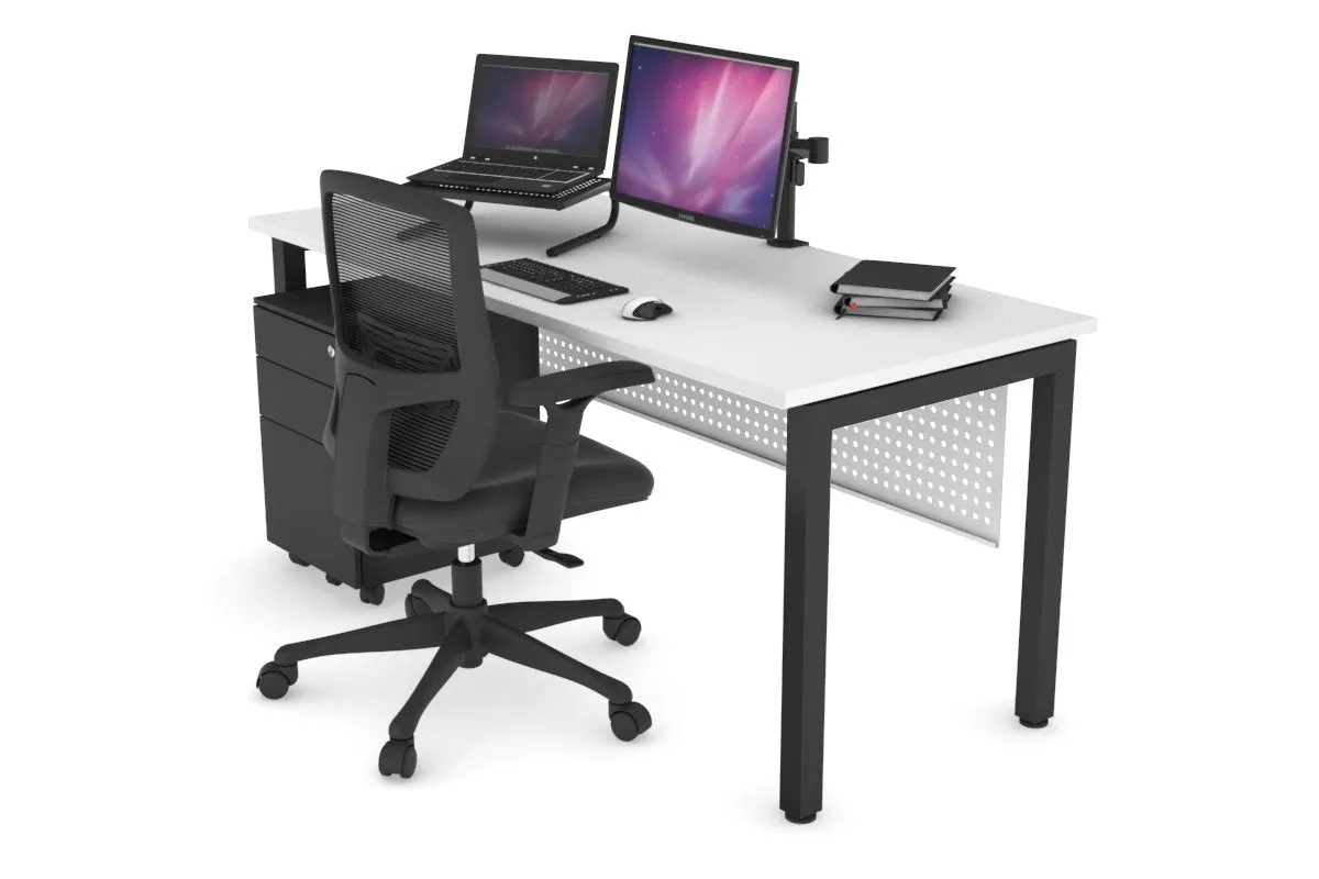 Quadro Square Legs Office Desk [1400L x 700W]