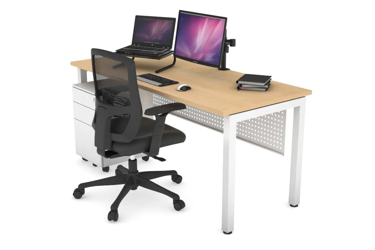 Quadro Square Legs Office Desk [1400L x 700W]