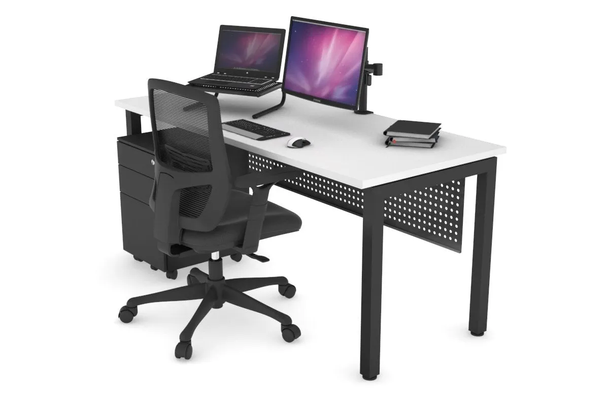 Quadro Square Legs Office Desk [1400L x 700W]