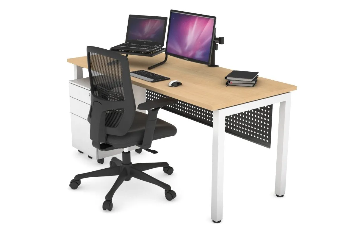 Quadro Square Legs Office Desk [1400L x 700W]