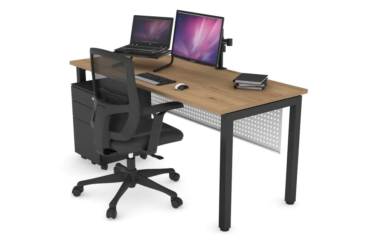 Quadro Square Legs Office Desk [1400L x 700W]