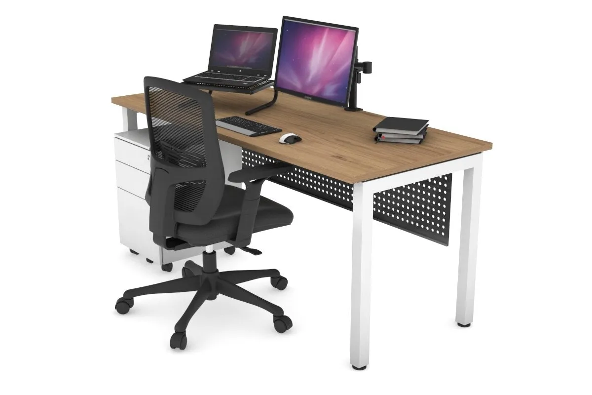 Quadro Square Legs Office Desk [1400L x 700W]