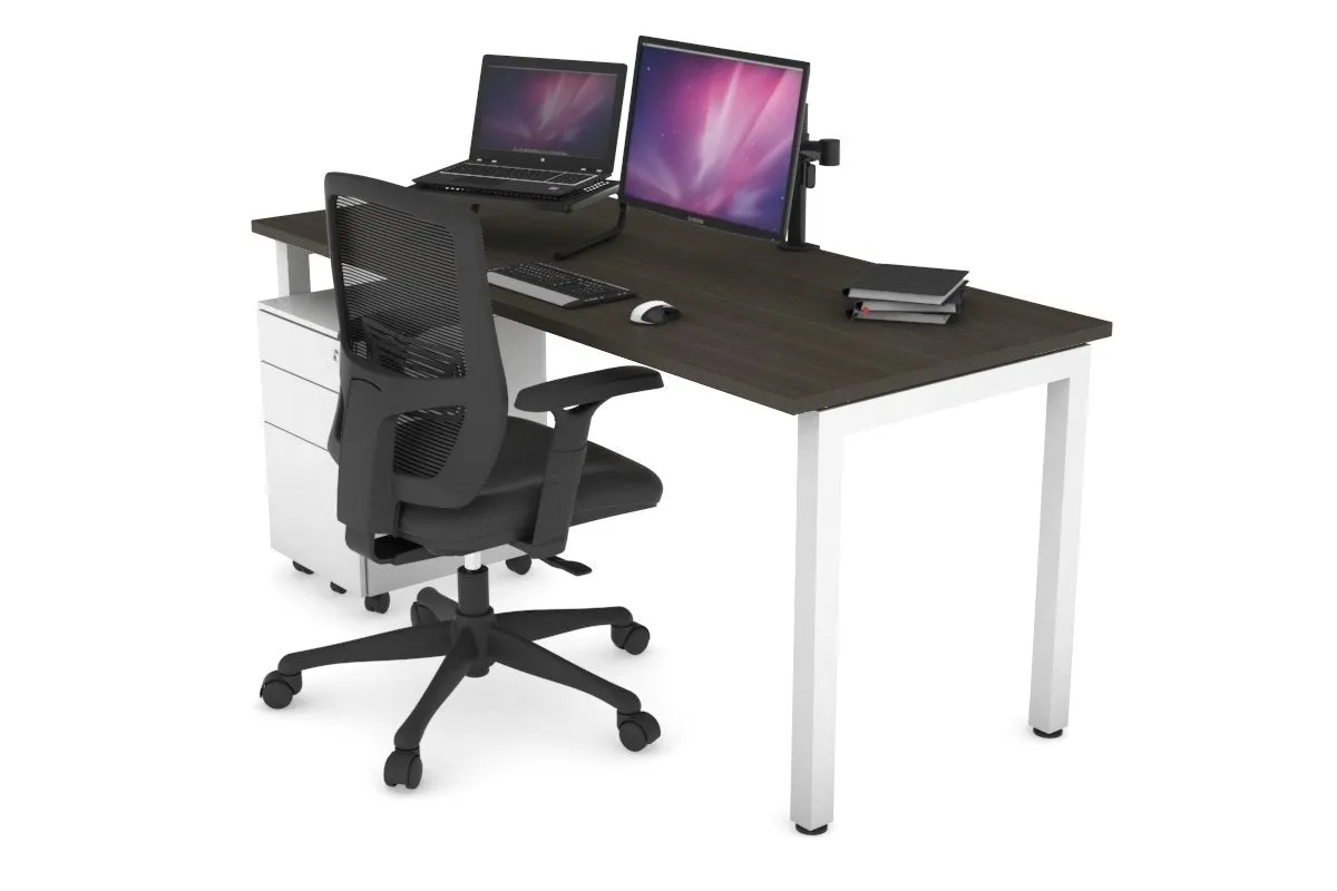 Quadro Square Legs Office Desk [1400L x 700W]