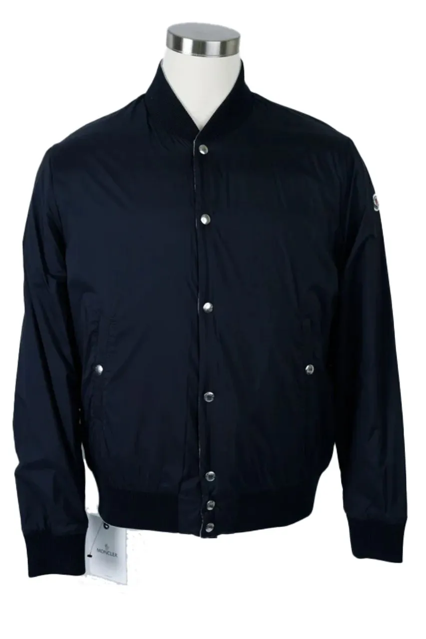 Reversible Down Lightweight Waterproof Jacket-Navy/Grey