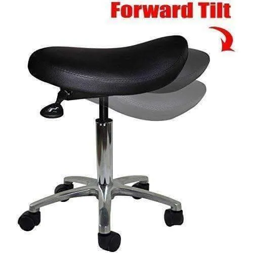 Saddle Stool Chair with Forward Tilting Seat | SitHealthier