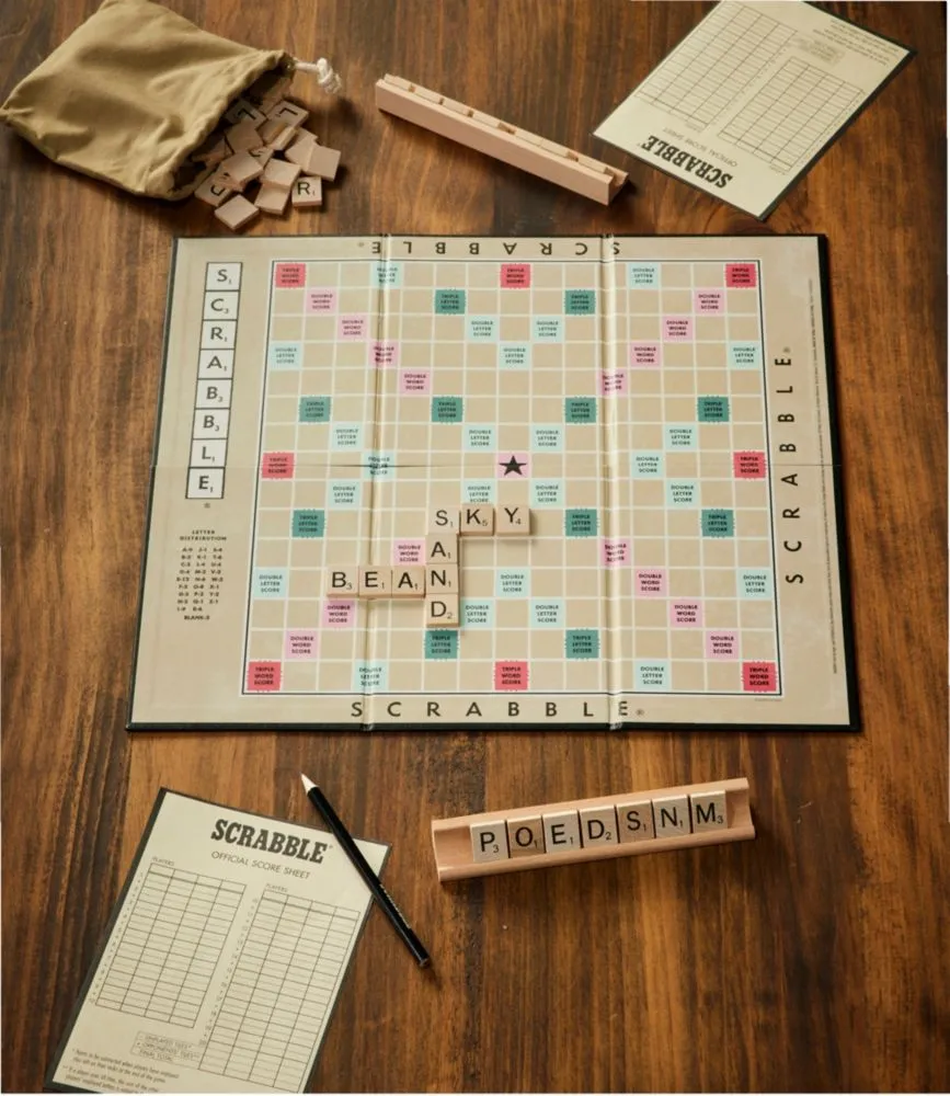 Scrabble Vintage Bookshelf Game