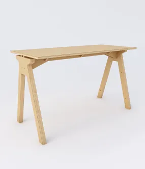 Simple T Desk - Natural