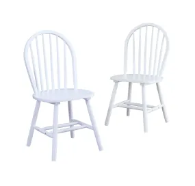 Solid Wood Dining Chairs, Set of 2