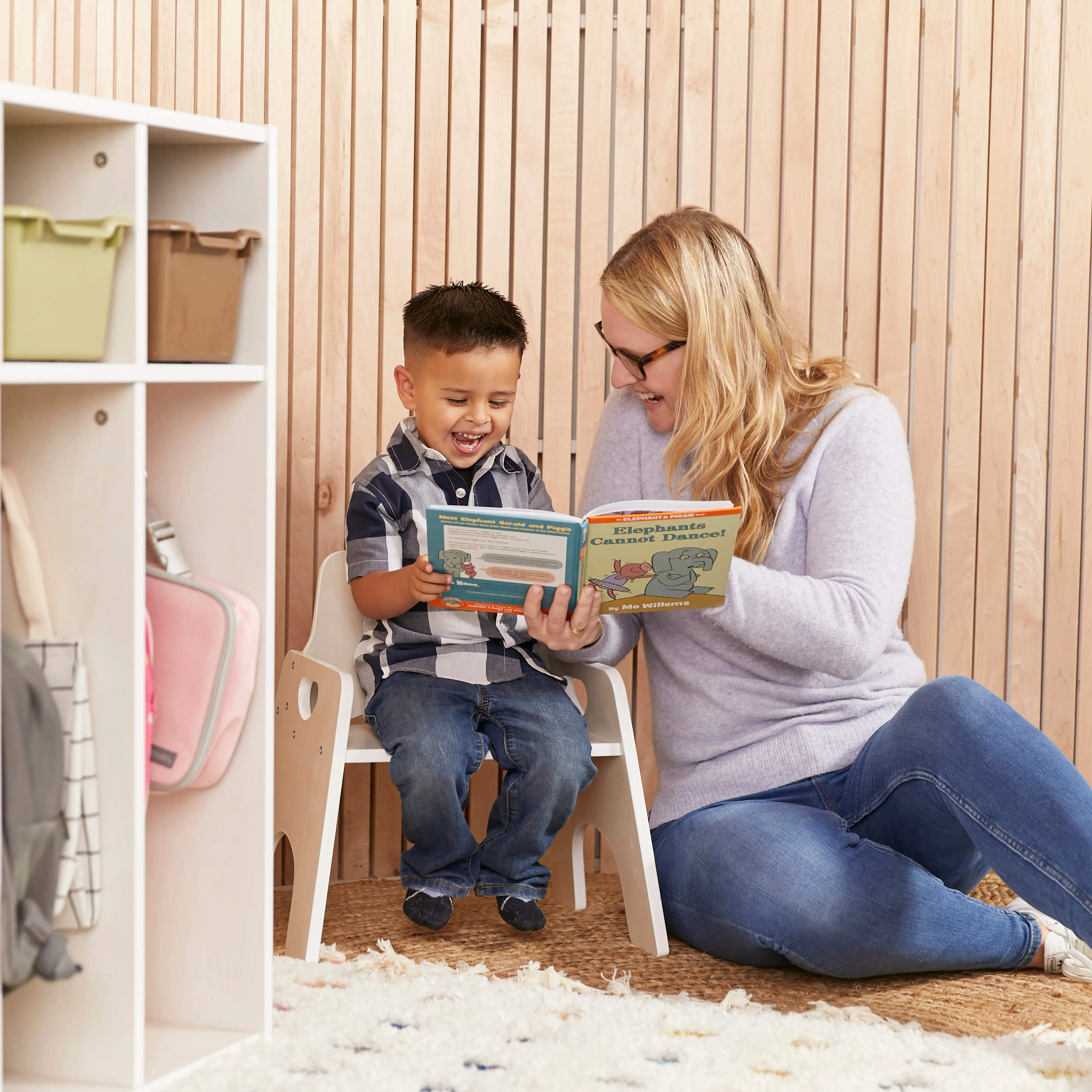 Stackable Wooden Toddler Chair, 10in, Kids Furniture, 2-Pack