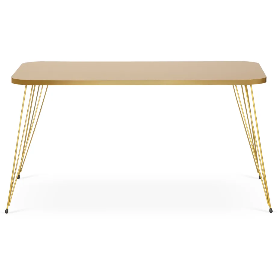 Tigris Rectangle Coffee Table - Gold