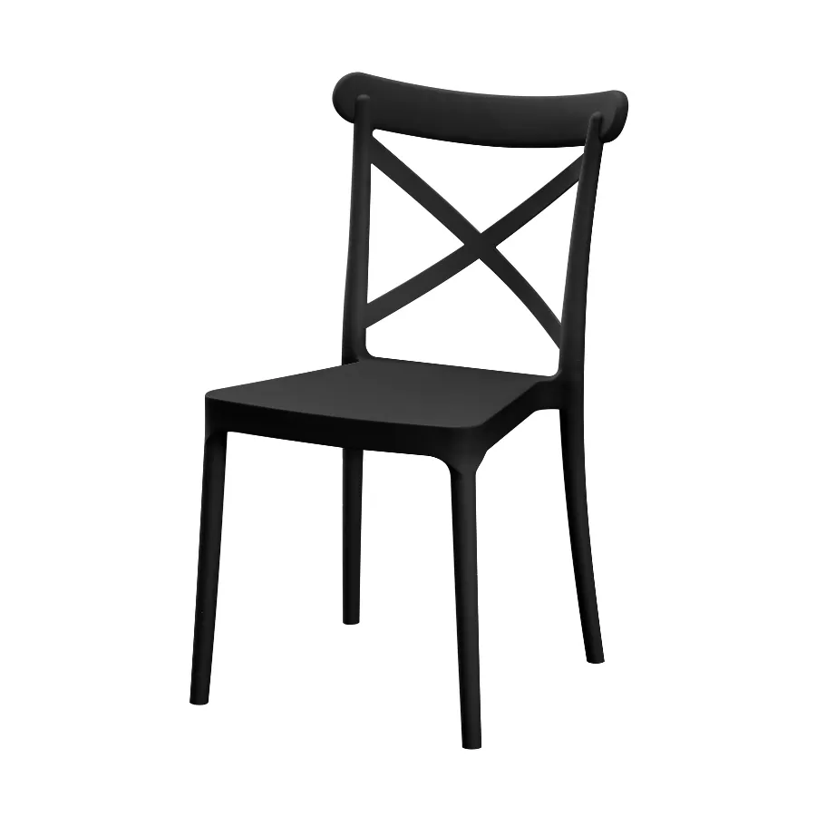 Trancoso Black Cafe Chair