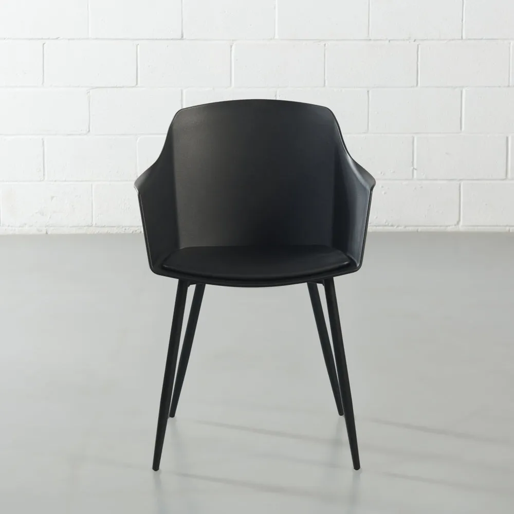 VENECIA - Black Armchair