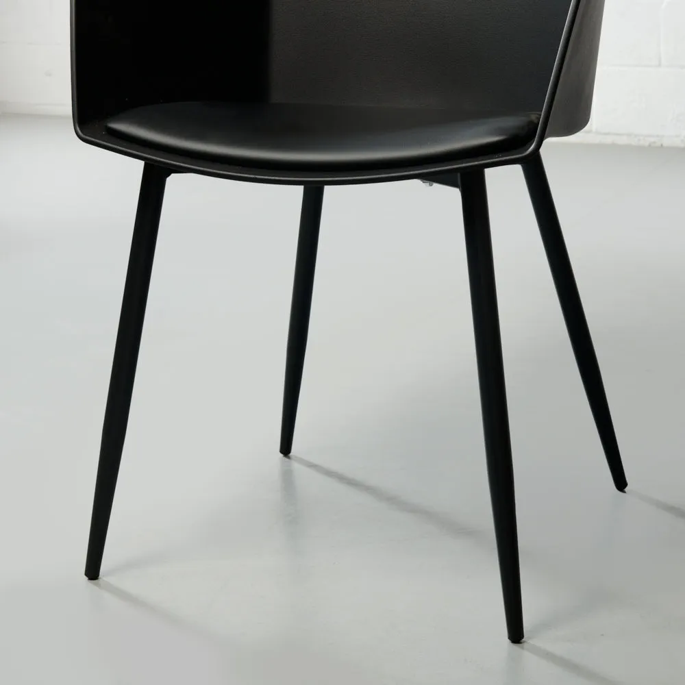 VENECIA - Black Armchair