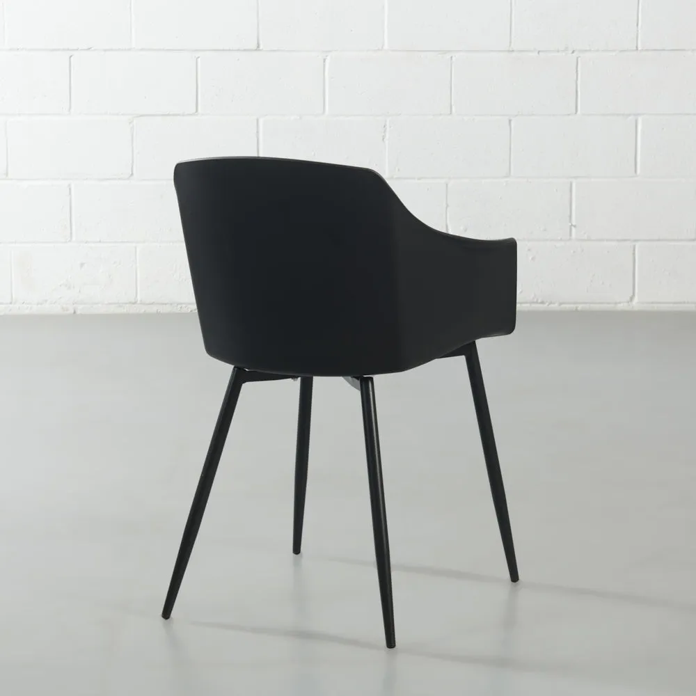 VENECIA - Black Armchair